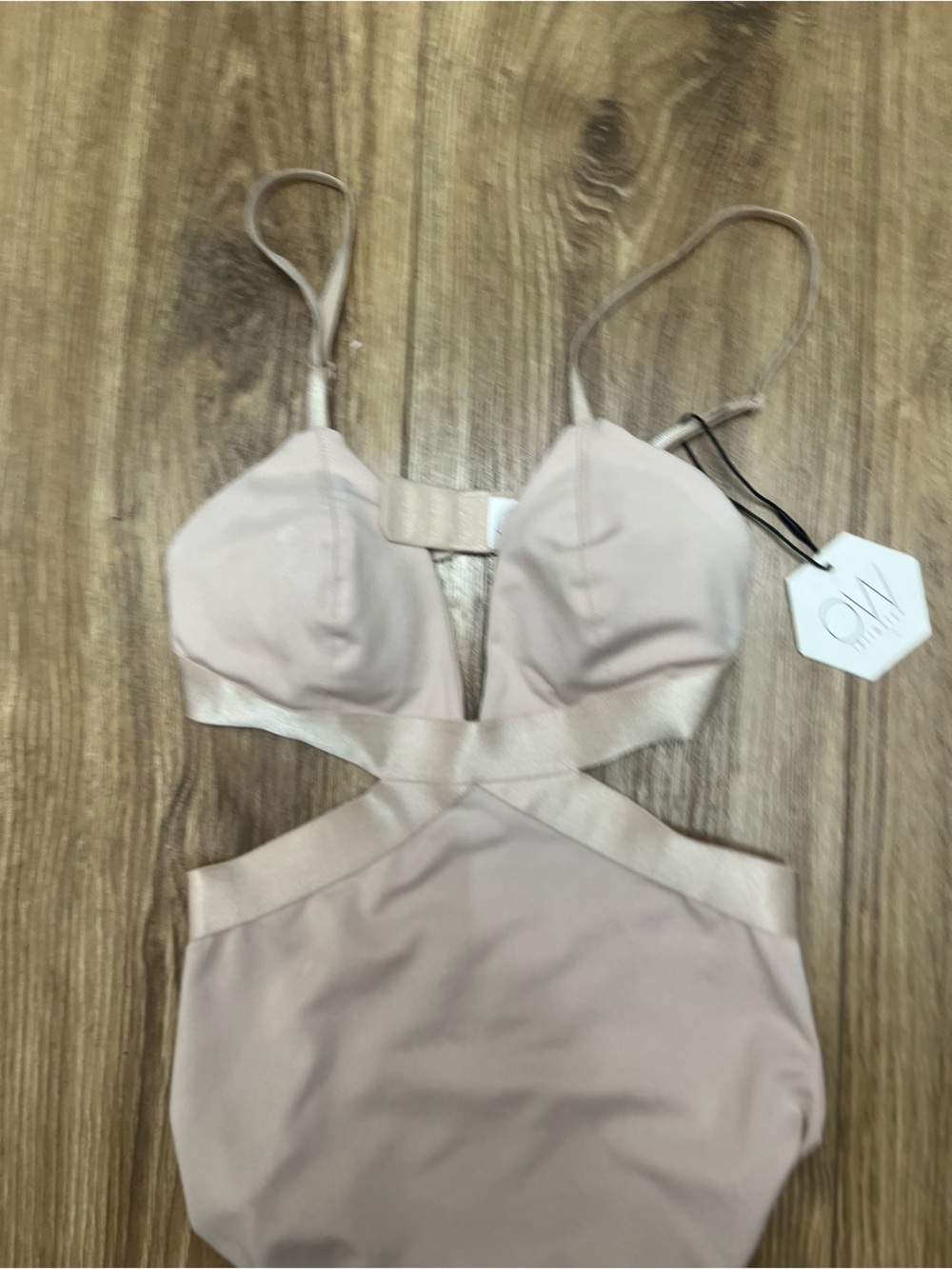 OW Intimates Revolve Rose Fanya Cutout Bodysuit Size XS NWT - Picture 3 of 5